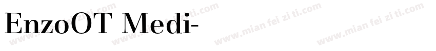 EnzoOT Medi字体转换